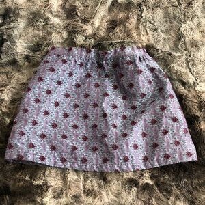 Peek Lavender Floral A-Line Skirt for Girls